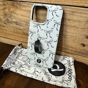 Loopy Case in Black Bows for Iphone 15 Pro Max